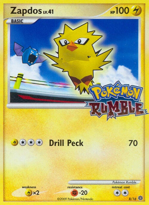 Zapdos Lv.41 [Drill Peck] Card Front