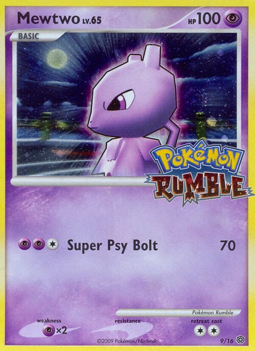 Mewtwo Lv.65 Card Front