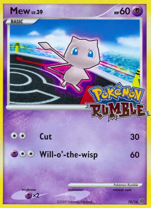 Mew Lv.39 [Cut | Will-o'-the-wisp] Card Front