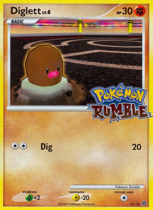 Diglett Lv.6 Card Front