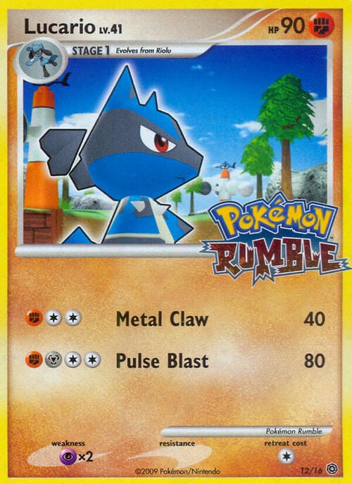 Lucario Lv.41 [Metal Claw | Pulse Blast] Card Front