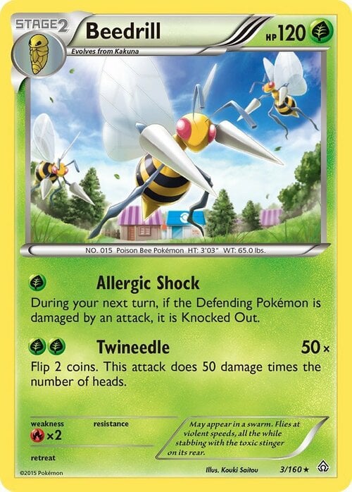 Beedrill Card Front