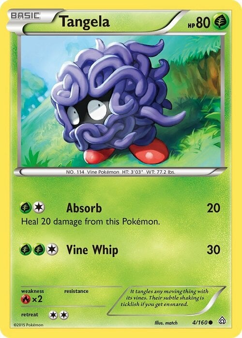 Tangela Card Front
