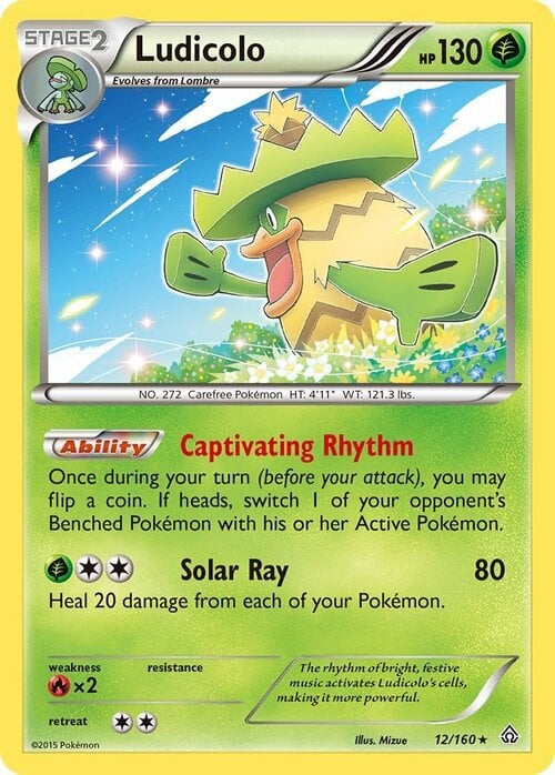 Ludicolo Card Front