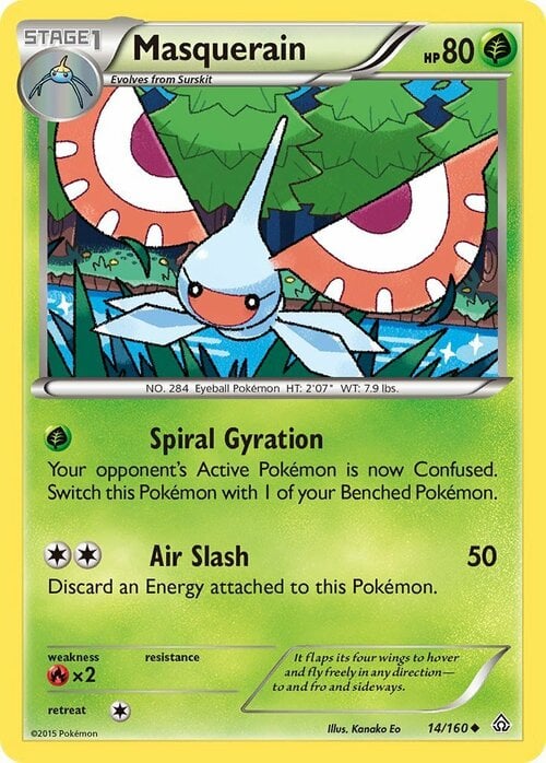 Masquerain Card Front