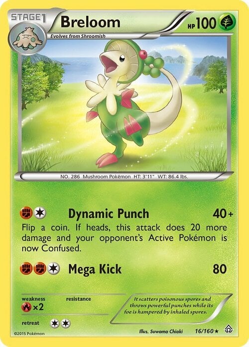 Breloom Card Front