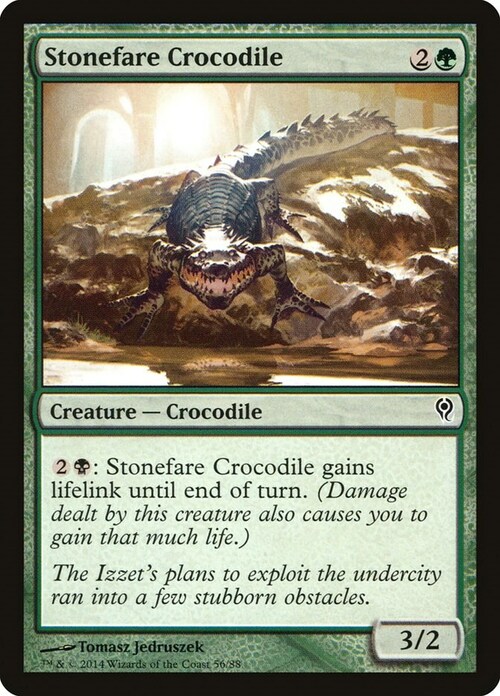 Stonefare Crocodile Card Front