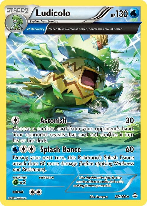 Ludicolo Card Front
