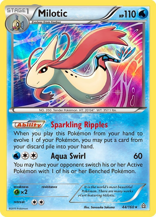 Milotic Card Front