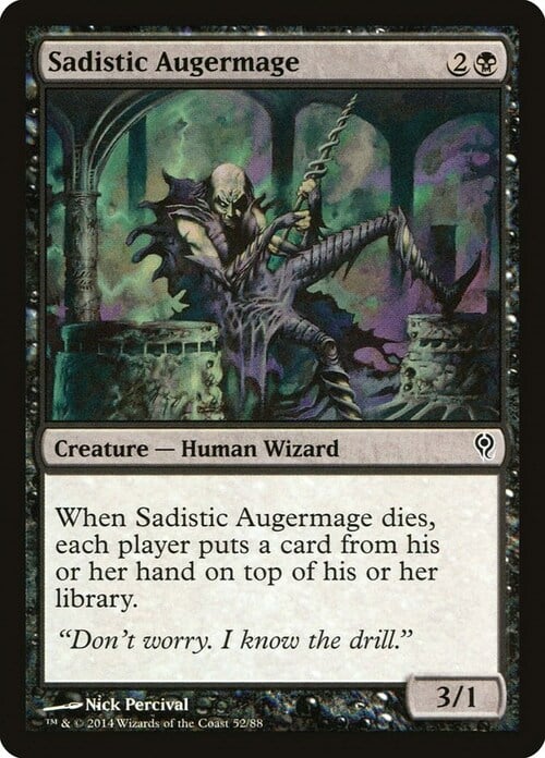 Sadistic Augermage Card Front