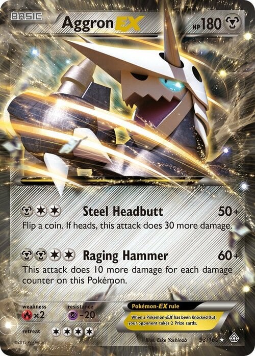 Aggron EX Card Front