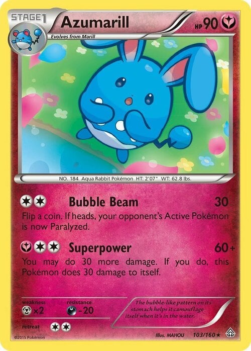 Azumarill Card Front