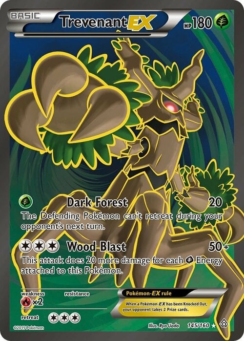 Trevenant EX Card Front