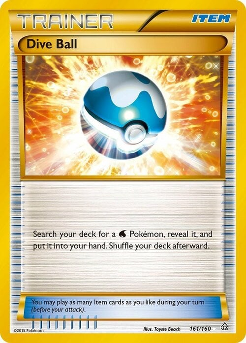 Dive Ball Card Front