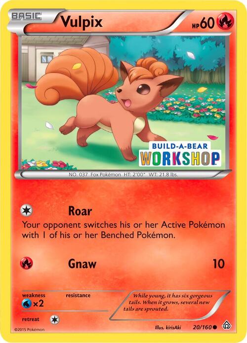 Vulpix Card Front