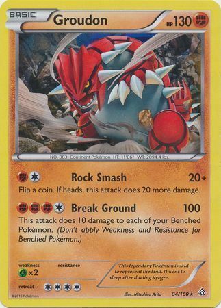 Groudon Card Front