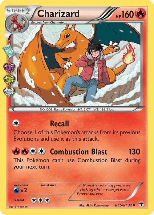 Charizard [Recall | Combustion Blast] Card Front