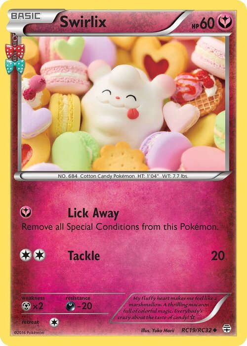 Swirlix [Lick Away | Tackle] Card Front