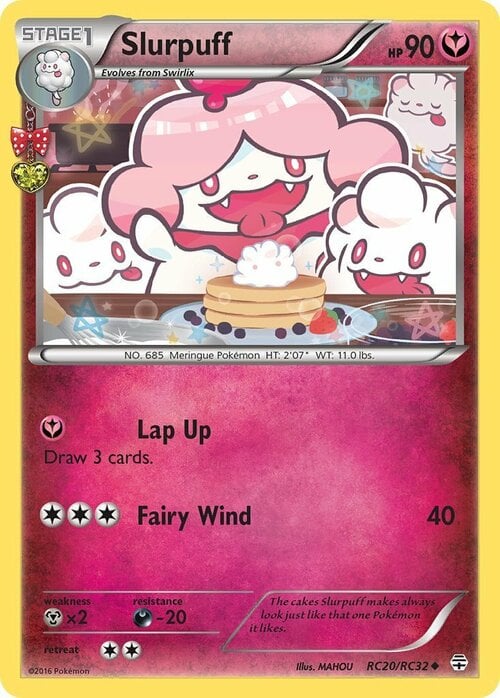 Slurpuff [Lap Up | Fairy Wind] Card Front