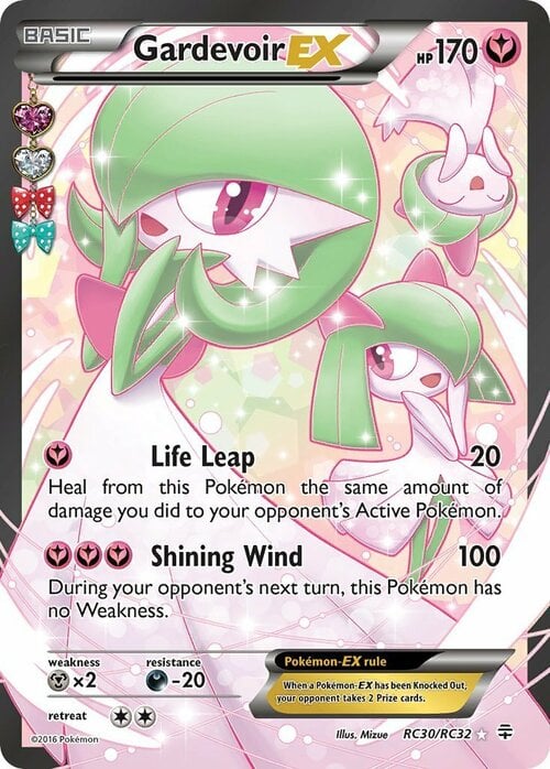 Gardevoir EX [Life Leap | Shining Wind] Card Front