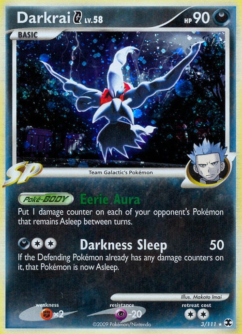 Darkrai G Lv.58 Card Front