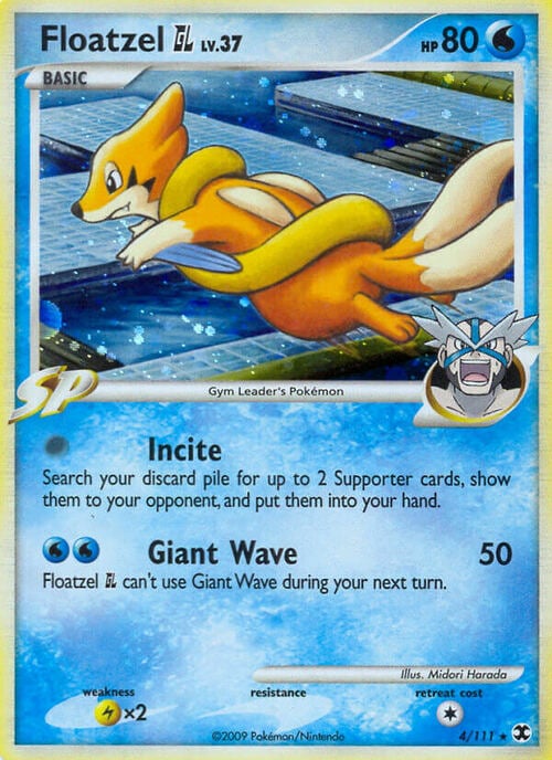 Floatzel GL Card Front