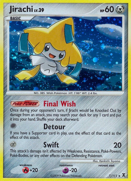 Jirachi Lv.39 Card Front