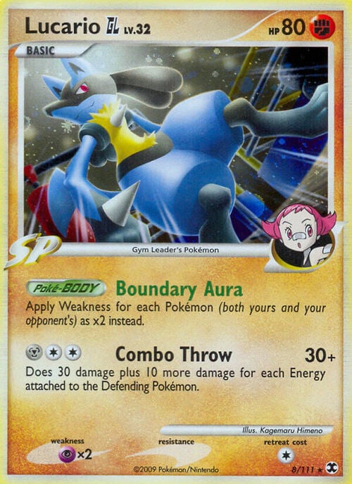 Lucario Lv.32 Card Front