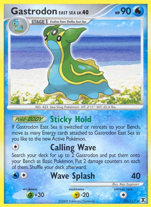 Gastrodon East Sea Card Front