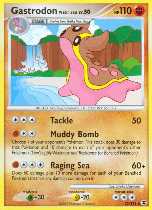 Gastrodon Mare Ovest Card Front