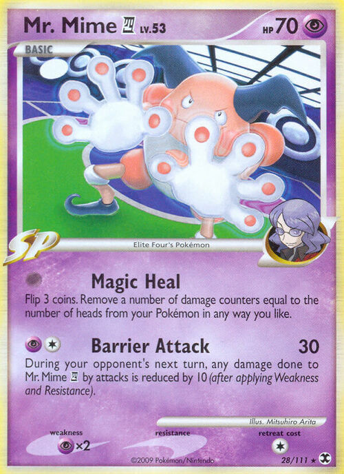Mr. Mime 4 Card Front