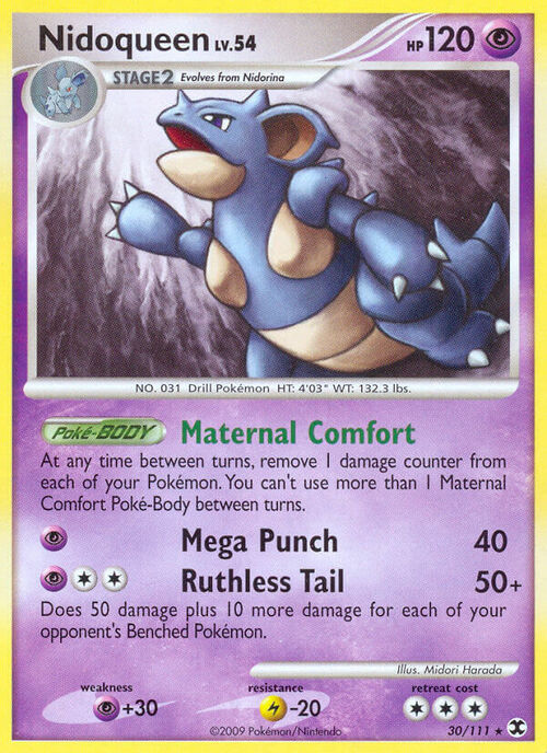 Nidoqueen Lv.54 Card Front