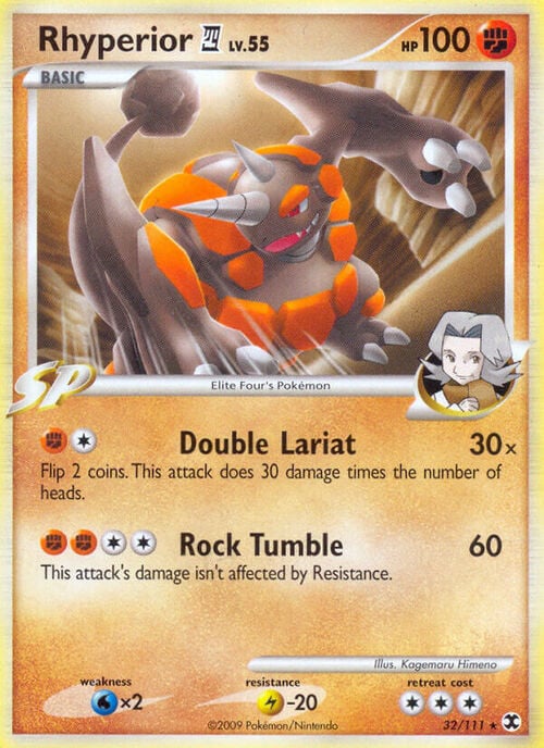 Rhyperior 4 LV.55 Card Front