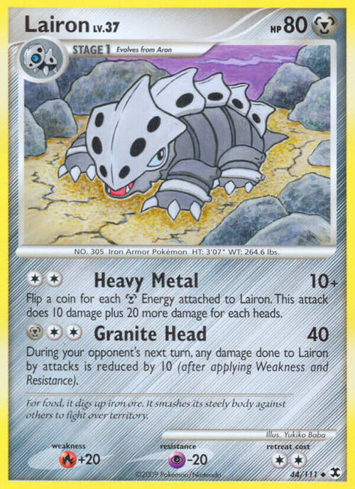 Lairon Lv.37 Card Front