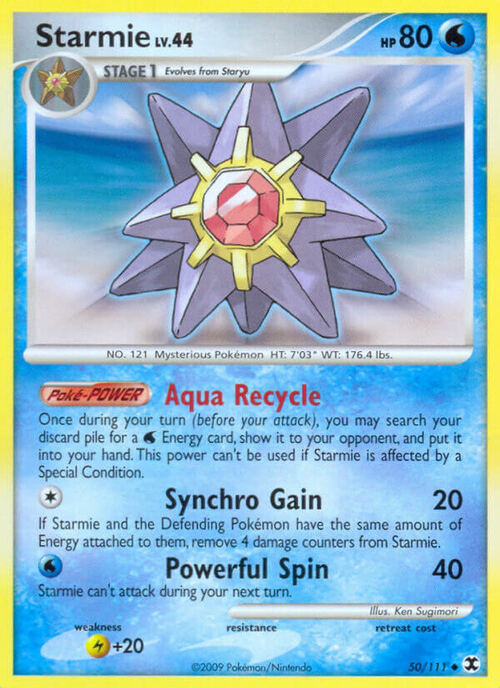 Starmie Lv.44 Card Front
