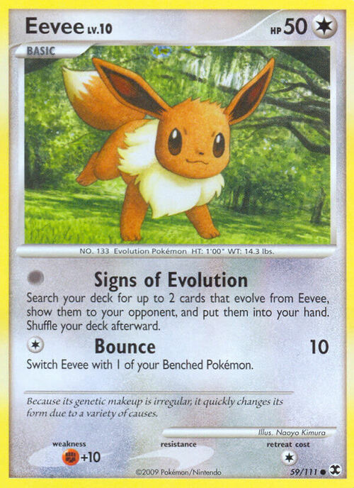 Eevee Lv.10 Card Front