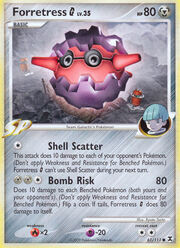 Forretress [G] Lv.35 [Shell Scatter | Bomb Risk]