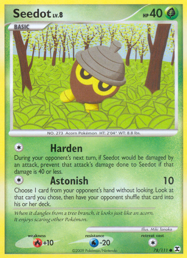pokemon seedot card A that I painted partially. I really like doing realistic backgrounds. : r/pokemon SWSH07 Evolving Skies Reverse Holofoil and all of our other affordable retro video games Seedot LV.8 Rising Rivals |