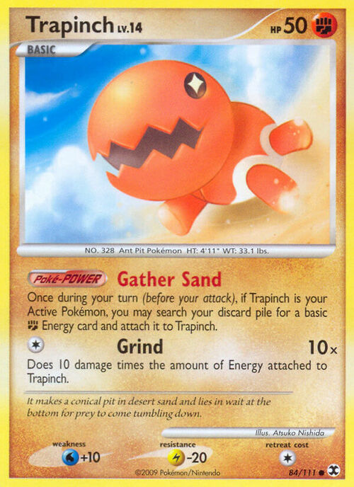 Trapinch Lv.14 Card Front