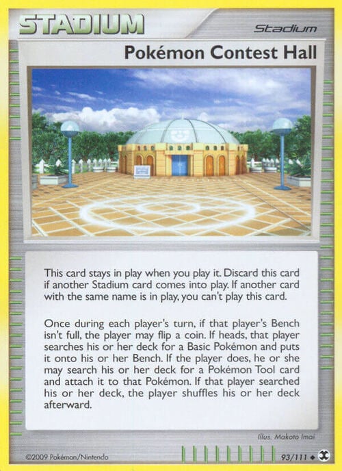 Pokémon Contest Hall Card Front
