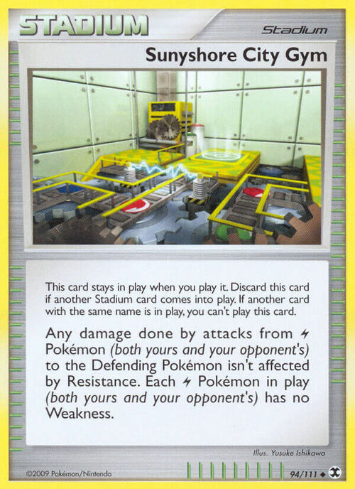 Sunyshore City Gym Card Front
