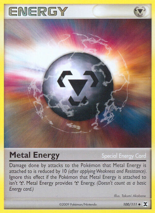 Metal Energy Card Front