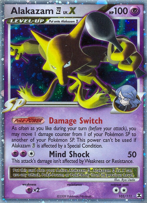 Alakazam LV.X Card Front