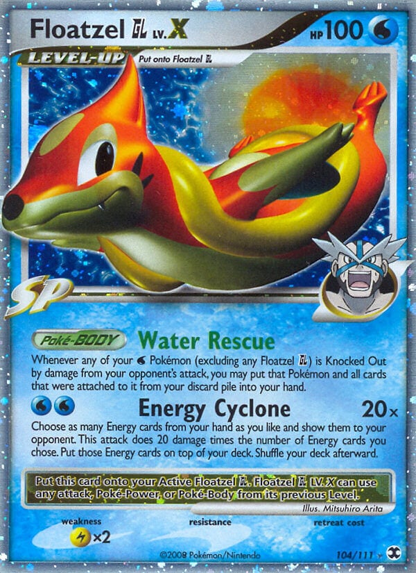 floatzel pokemon card value GL LV.X Rising Rivals | Pokémon [Colorless]. Have this textured Floatzel card