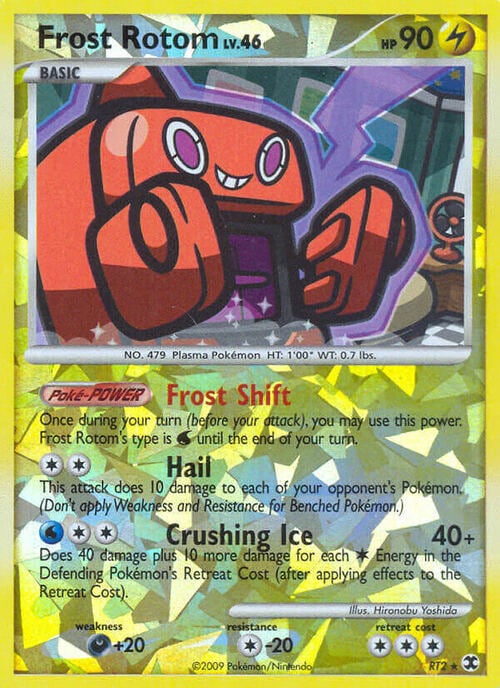 Rotom Gelo Card Front