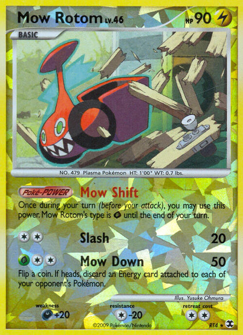 Mow Rotom Card Front