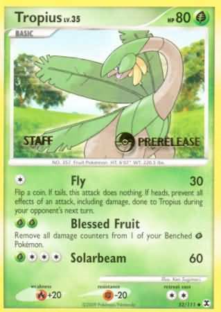Tropius Card Front