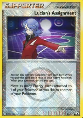 Lucian's Assignment Card Front