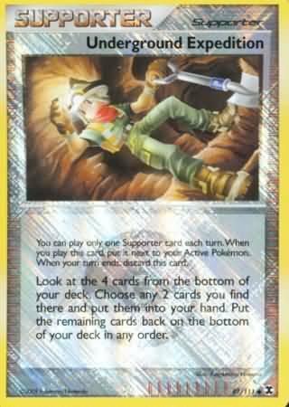 Underground Expedition Card Front