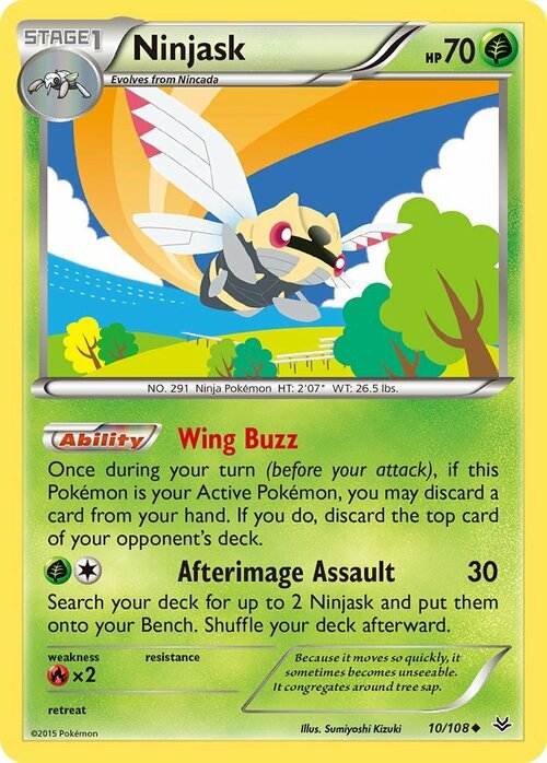 Ninjask Card Front